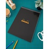 image:imageRhodia Wirebound Notepad A4 Lined  BlackBlack