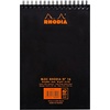 image:imageRhodia Wirebound Notepad A4 Lined  BlackBlack