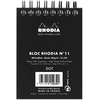 image:imageRhodia Wirebound Notepad A4 Lined  BlackBlack