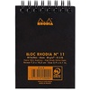 image:imageRhodia Wirebound Notepad A4 Lined  BlackBlack