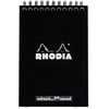 image:imageRhodia Wirebound Notepad A4 Lined  BlackBlack