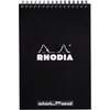 image:imageRhodia Wirebound Notepad A4 Lined  BlackBlack