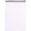image:imageRhodia Wirebound Notepad A4 Lined  BlackOrange