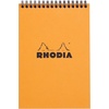 image:imageRhodia Wirebound Notepad A4 Lined  BlackOrange