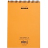 image:imageRhodia Wirebound Notepad A4 Lined  BlackOrange