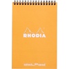 image:imageRhodia Wirebound Notepad A4 Lined  BlackOrange