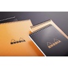 image:imageRhodia Wirebound Notepad A4 Lined  BlackOrange