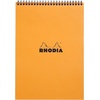 image:imageRhodia Wirebound Notepad A4 Lined  BlackOrange