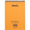 image:imageRhodia Wirebound Notepad A4 Lined  BlackOrange