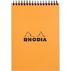 image:imageRhodia Wirebound Notepad A4 Lined  BlackOrange