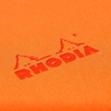 image:imageRhodia cfmtpu11or Notepad with Cover No11 A7 Metallic PU Leather Orange Block Rodia No11 with Orange80 Pieces 02 inch 5 mm Square PEFC Certifiedorange