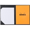 image:imageRhodia cfrdphc11id PVC Hard Cover No11 A7 Indigo 1 Block RHODIA Orangeindigo