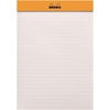 image:imageRhodiaR Premium Stapled Notepad  Lined 70 sheets  6 x 8 14  Black CoverBlack