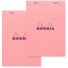 image:imageRodia Colors No 11 A7 Notepad Set of 3 80 Sheets 02 inch 5 mm Ruled Water Repellent Cover Perforation Pink Rhodia Colors cf11302Pink
