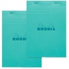 image:imageRodia Colors No 11 A7 Notepad Set of 3 80 Sheets 02 inch 5 mm Ruled Water Repellent Cover Perforation Pink Rhodia Colors cf11302blue
