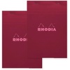 image:imageRodia Colors No 11 A7 Notepad Set of 3 80 Sheets 02 inch 5 mm Ruled Water Repellent Cover Perforation Pink Rhodia Colors cf11302plum
