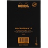 image:imageRodia cf38200 Notepad No 14 A3 165 x 125 inches 42 x 318 cm 80 Sheets Square Ruled Water Repellent Cover Perforated PEFC Certified Block Rodia OrangeBlack