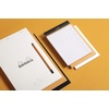 image:imageRodia cf38200 Notepad No 14 A3 165 x 125 inches 42 x 318 cm 80 Sheets Square Ruled Water Repellent Cover Perforated PEFC Certified Block Rodia OrangeBlack