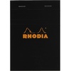 image:imageRodia cf38200 Notepad No 14 A3 165 x 125 inches 42 x 318 cm 80 Sheets Square Ruled Water Repellent Cover Perforated PEFC Certified Block Rodia OrangeBlack