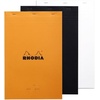 image:imageRodia cf38200 Notepad No 14 A3 165 x 125 inches 42 x 318 cm 80 Sheets Square Ruled Water Repellent Cover Perforated PEFC Certified Block Rodia Orangeorange
