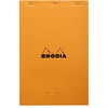 image:imageRodia cf38200 Notepad No 14 A3 165 x 125 inches 42 x 318 cm 80 Sheets Square Ruled Water Repellent Cover Perforated PEFC Certified Block Rodia Orangeorange