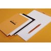 image:imageRodia cf38200 Notepad No 14 A3 165 x 125 inches 42 x 318 cm 80 Sheets Square Ruled Water Repellent Cover Perforated PEFC Certified Block Rodia Orangewhite