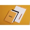 image:imageRodia cf38200 Notepad No 14 A3 165 x 125 inches 42 x 318 cm 80 Sheets Square Ruled Water Repellent Cover Perforated PEFC Certified Block Rodia Orangewhite