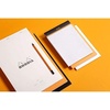 image:imageRodia cf38200 Notepad No 14 A3 165 x 125 inches 42 x 318 cm 80 Sheets Square Ruled Water Repellent Cover Perforated PEFC Certified Block Rodia Orangewhite