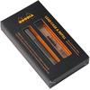 image:imageRodia cf9357 Mechanical Pencil Script Lead Case Refill Set 05mm Aluminum Body Anodized OrangeBlack