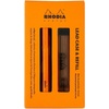 image:imageRodia cf9357 Mechanical Pencil Script Lead Case Refill Set 05mm Aluminum Body Anodized OrangeOrange