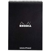 image:imageBlack Rhodia Notepad 825X1175 Double Spiral Dot Grid