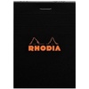 image:imageBlack Rhodia Top Staplebound No 11 Notepad 3 X 4 Pack of 5