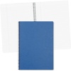 image:imageClairefontaine  Ref 785961C  Age Bag Wirebound Notebook 100 Pages  9 x 14cm Lined Rulings 90gsm Brushed Vellum Paper Pocket for Loose Documents  Black Coverblue