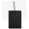 image:imageClairefontaine  Ref 785961C  Age Bag Wirebound Notebook 100 Pages  9 x 14cm Lined Rulings 90gsm Brushed Vellum Paper Pocket for Loose Documents  Black CoverBlack
