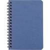 image:imageClairefontaine 781451C Age Bag Collection One Black Spiral Notebook  A4 21x297 cm  100 Margined Lined Pages  90 g White Paper  Leather Grain Glossy Card CoverBlue
