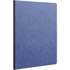 image:imageClairefontaine 791464C Collection Age Bag Blue Canvas Stitched Notebook  A4 21x297 cm  192 Lined Pages  90 g White Paper  Glossy Leather Grain Card CoverBlue