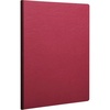 image:imageClairefontaine 791464C Collection Age Bag Blue Canvas Stitched Notebook  A4 21x297 cm  192 Lined Pages  90 g White Paper  Glossy Leather Grain Card CoverRed