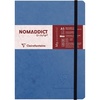 image:imageClairefontaine 793462C Collection Age Bag One Stitched MyEssential Stitched Elastic Notebook Red  A5 148x21 cm  192 Numbered Lined Pages  90 g Ivory Paper  Grain Leather Glossy HardcoverBlue