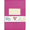 image:imageClairefontaine Back to Basics 1951 Staplebound Notebook 5 34 x 8 14 96 Pages Lined  TurquoiseRaspberry