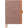 image:imageRHODIA 117802C  Soft Notebook Bullet Journal Goalbook Bois de Rose  A5  Dotted Dot  240 pages  Ivory Clairefontaine Paper 90 gm  2 Ribbons  Faux Leather CoverRosewoof