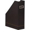 image:imageRHODIA 318933C  Poppy Magazine Rack  10x25x31 cm  Orange Saddle Stitching  Faux Leather Exterior  Rhodiarama Home Office Collection  Office Organization amp Designer StorageBlack