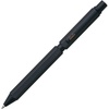 image:imageRHODIA 9342C  3 in 1 scRipt Multipen 2 Ballpoint Pens 05 mm Black amp Red  1 Graphite Mechanical Pencil 05 mm  Hexagonal Body in Black Brushed Aluminium  Refillable  Eraser Under the Push Button