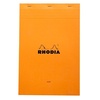 image:imageRHODIA Pack of 3 Orange Blocks No 19 21 x 318 cm 80 F Stapled 80 g Lined  Margin