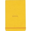 image:imageRHODIA Rhodiarama 194360C  Rigid Webnotepad Notebook  A6  Ruled  192 Detachable Pages  Clairefontaine Ivory Paper 90 gm  Bookmark Elastic Closure  Imitation Leather CoverDaffodil