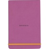 image:imageRHODIA Rhodiarama 194360C  Rigid Webnotepad Notebook  A6  Ruled  192 Detachable Pages  Clairefontaine Ivory Paper 90 gm  Bookmark Elastic Closure  Imitation Leather CoverLilac