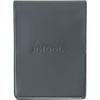 image:imageRHODIA cf11icbk Notepad with PVC Cover No11 A7 Incolor Black Block Rodia No11 Orange Filled 80 Sheets 02 inch 5 mm Griddarkgray