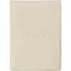 image:imageRHODIA cf11icbk Notepad with PVC Cover No11 A7 Incolor Black Block Rodia No11 Orange Filled 80 Sheets 02 inch 5 mm Gridlvory