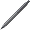 image:imageRHODIA cf9288 Ballpoint Pen Script 07mm Hexagonal Shaft Aluminum Body Hairlined Low Viscosity Oilbased Ink OrangeBlack