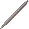 image:imageRHODIA cf9288 Ballpoint Pen Script 07mm Hexagonal Shaft Aluminum Body Hairlined Low Viscosity Oilbased Ink OrangeSilver