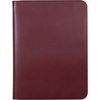 image:imageRhodia 168102C  Rhodiarama Small Leatherette Zipped Portfolio for Notepad or Tablet 195x255cm gusseted Tablet Pocket 2 Zipped Pockets Card Holder Pencil Holder  SageBurgundy